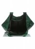 Bőr táska shopper bag Genuine Leather zöld 555